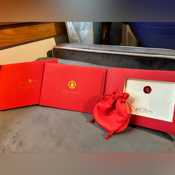 Set 3 Karma and Luck gift boxes w matching velvet drawstring bags + K&L gift bag - Picture 5 of 5